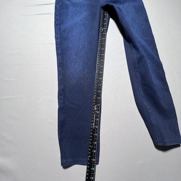 Spanx Ankle Jean-Ish Leggings Womens Large Petite Blue Twilight‎ Rinse Stretch - Picture 14 of 16